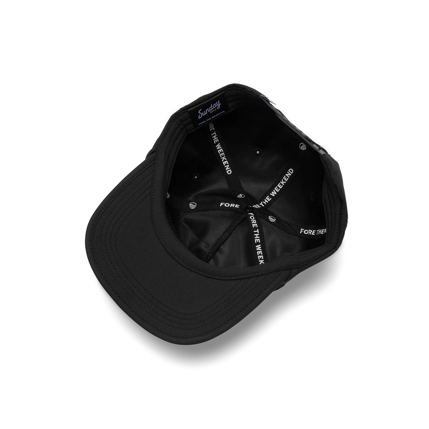 Sundaze Crushable Rope Hat | Black - Black - Image 3