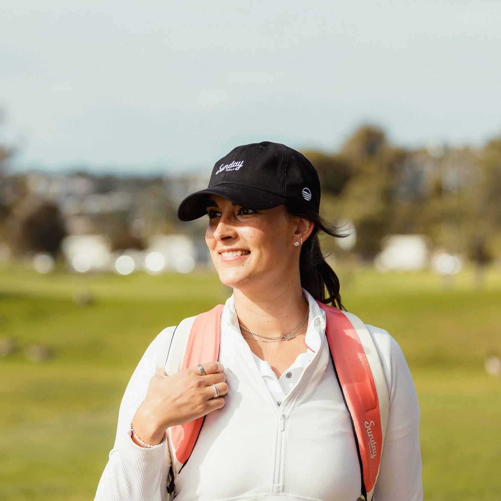 Sunday Golf Dad Hat | Matte Black - Image 3