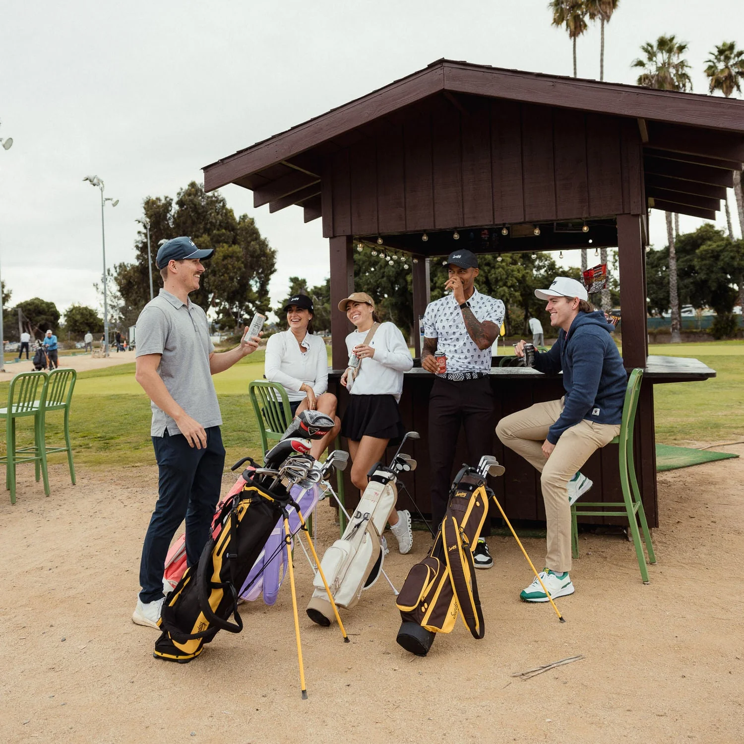 El Camino | Black & Yellow Walking Golf Bag - Image 7