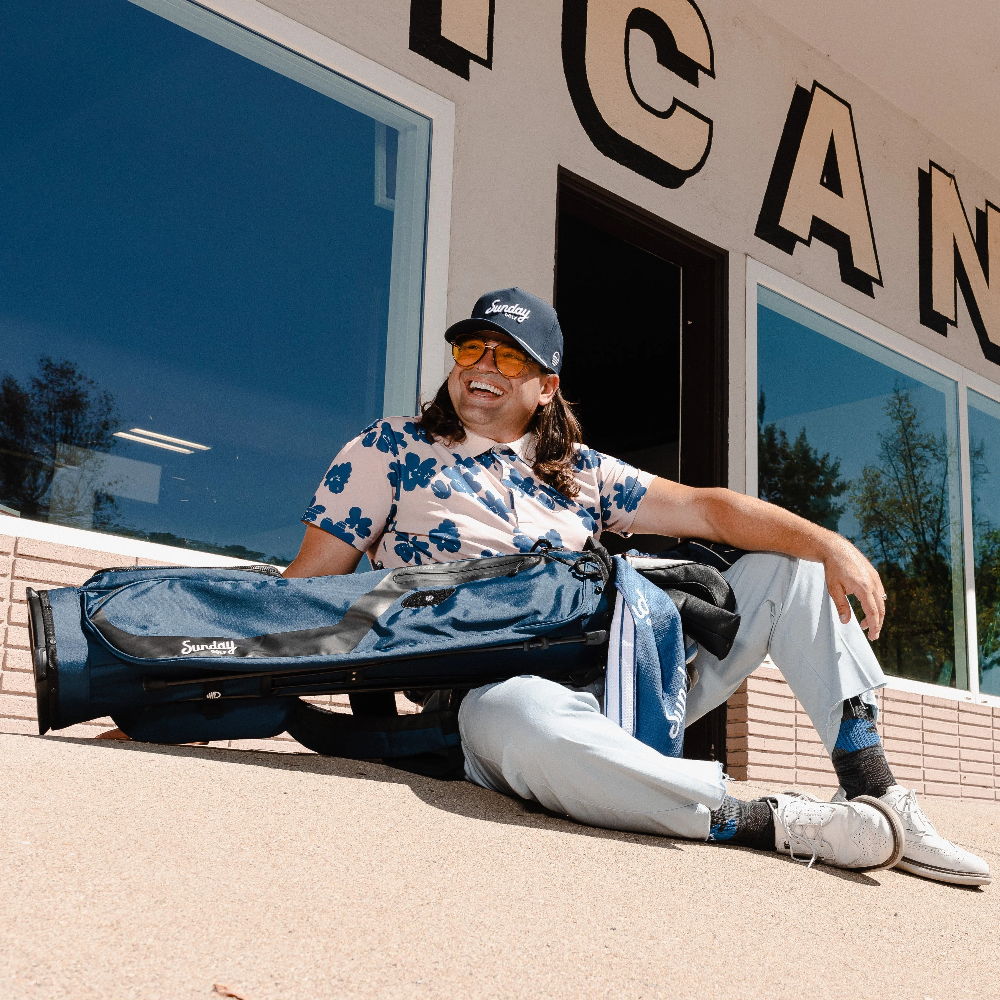 El Camino | Cobalt Blue Walking Golf Bag - Image 8