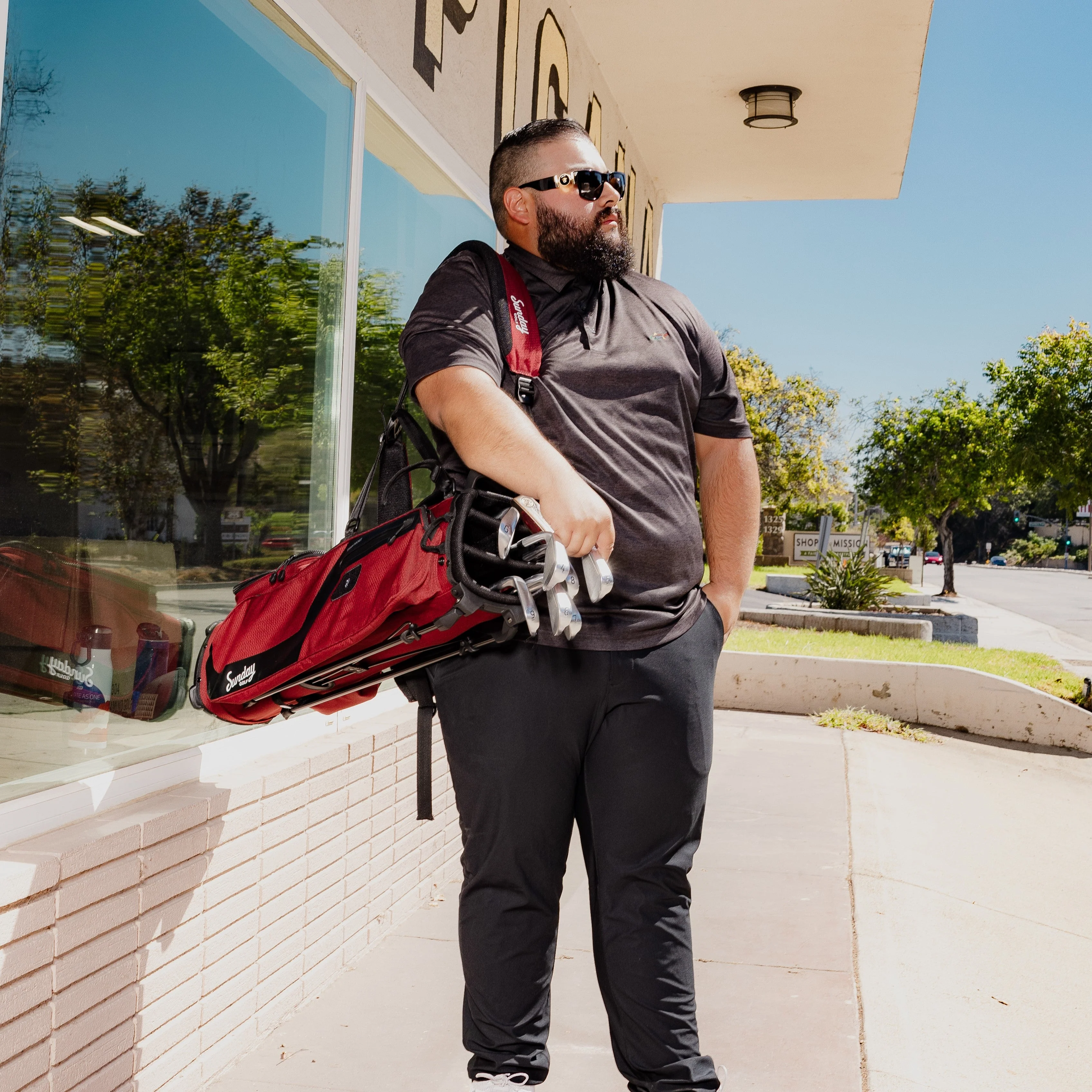 El Camino | Ron Burgundy Walking Golf Bag - Image 7