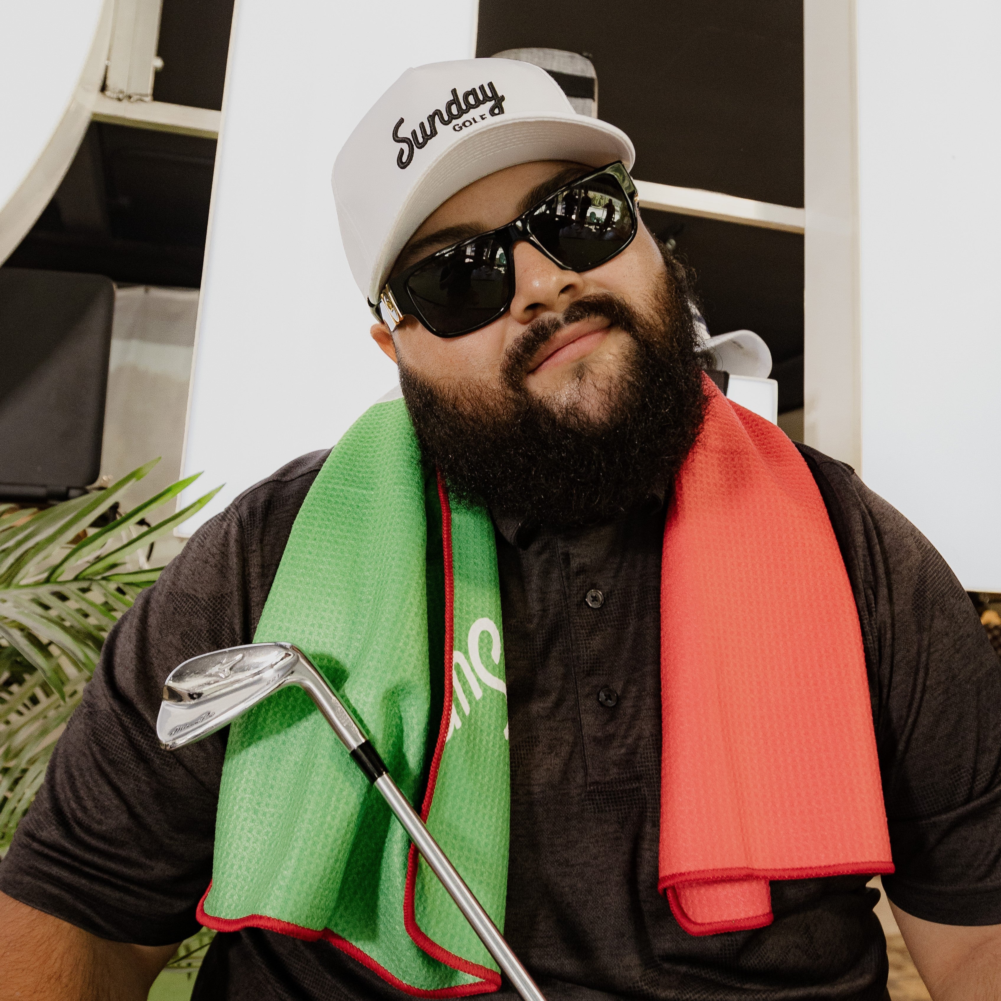Sunday Golf Rope Hat | White & black - Image 4