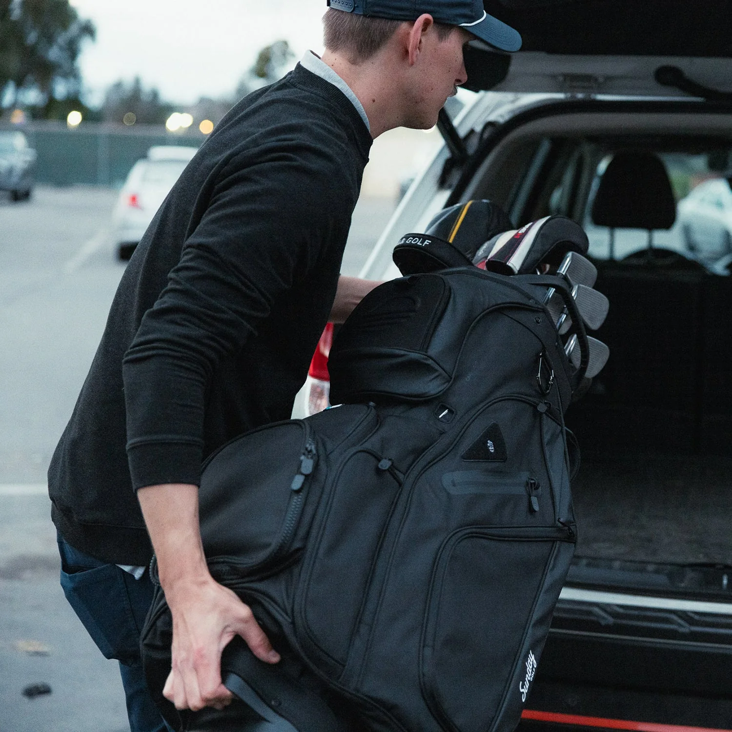 The Big Rig | Heather Gray Cart Bag - Image 9